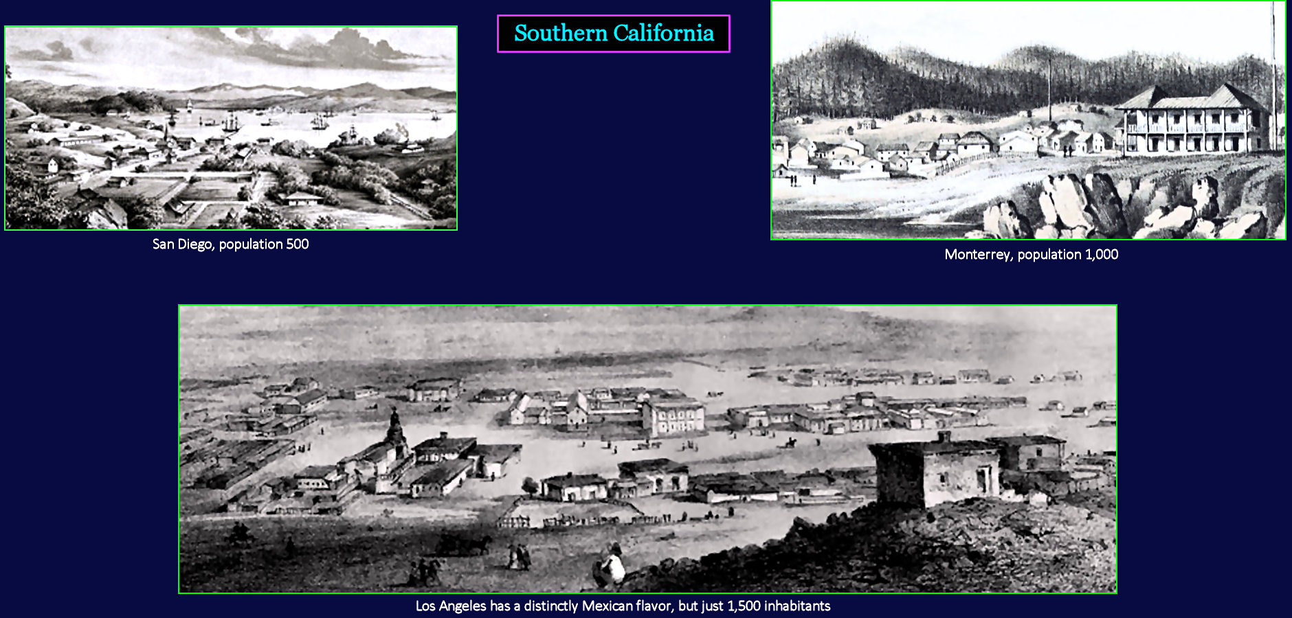 Southern California, 1850